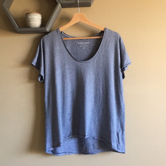 Everlane Tops - Everlane Scoop Neck Pima Tee